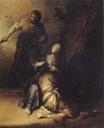REMBRANDT Harmenszoon van Rijn Samson Betrayed by Delilah USA oil painting artist